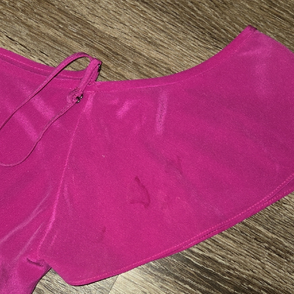 Joie Vibrant Pink Ruffle Sleeve Blouse - Picture 7 of 7